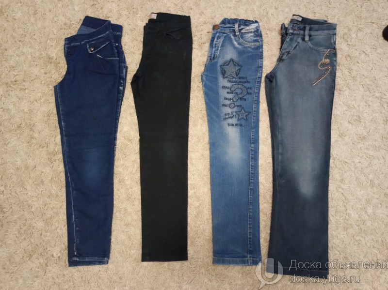 Продам джинсы на девочку от 9 до 13-14 лет Летние, светлые, темные, на флисе Цена за 1 джинсы В наличии джинсы бОльшего (до 44 рра) и мЕньшего (до 5 лет) размеров в профиле в Юрге