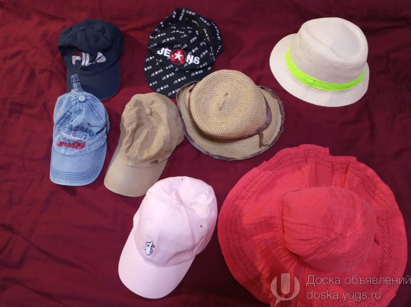 Продам летние шляпы и бейсболки Цена за одну в Юрге