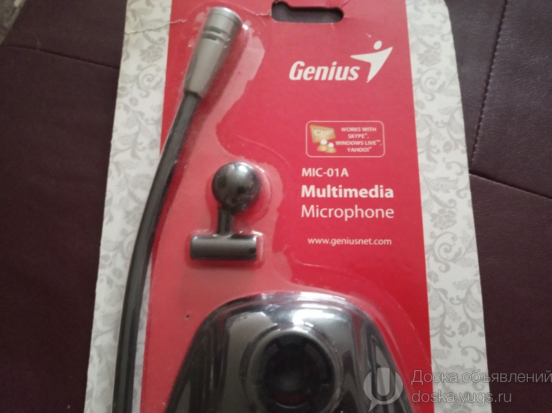 Продам Микрофон Genius MIC-01A Новый, в упаковке в Юрге