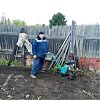 Вспашка земли мотокультиватором. в Юрге