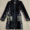 Продам пальто женское демисезонное 42-44 размер Натуральные кожа и мех Цвет черный Длина пальто по спинке 85 см в Юрге